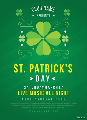 St Patrick's Day Invitation Template