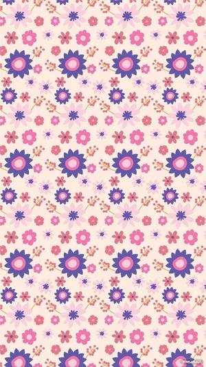 Abstract Floral Background Vector