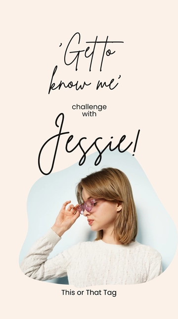 Free Get To Know Me This Or That Instagram Story Template to Edit Online