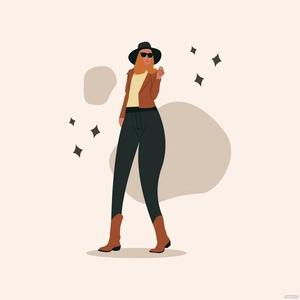 Western Fashion Illustration