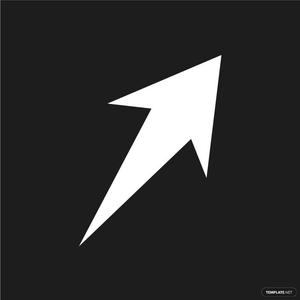 White Arrow Vector