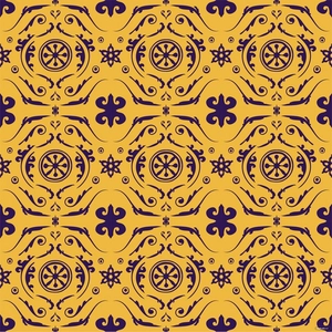 Victorian Floral Pattern Vector