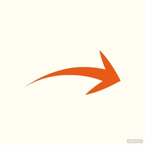 Curved Arrow Vector