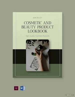 Sample Product Lookbook Template