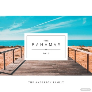 Travel Photobook Cover Template