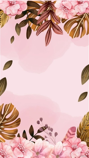 Colorful Boho Floral Background