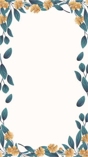 Wedding Invitation Floral Background