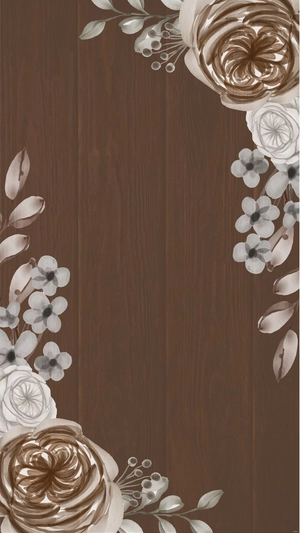 Rustic Wedding Floral Background
