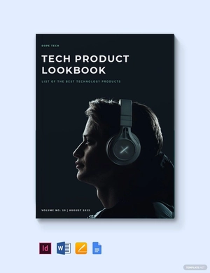 Tech Product Lookbook Template