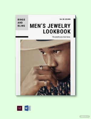 Mens Jewelry Lookbook Template