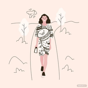 Doodle Fashion Illustration
