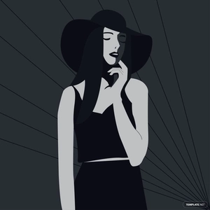 Black Fashion Illustration