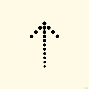 Dotted Arrow Vector