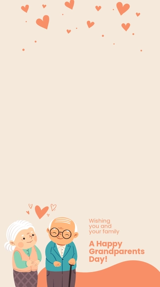 Happy Grandparents Day Snapchat Geofilter Template