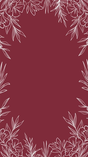 Burgundy Floral Background