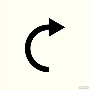Turn Arrow Vector