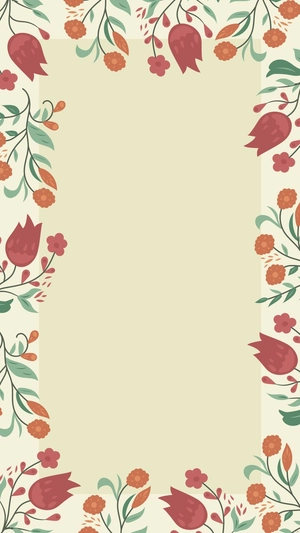 Vintage Floral Invitation Background