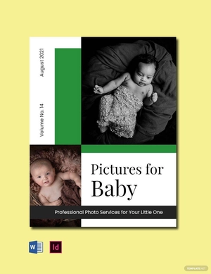 Newborn Baby Photography Lookbook Template