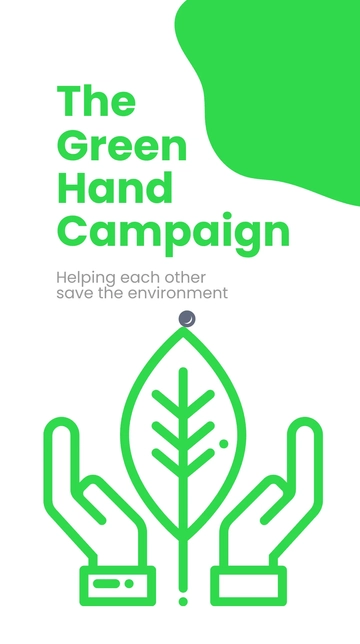 Free Environment Campaign Whatsapp Post Template to Edit Online