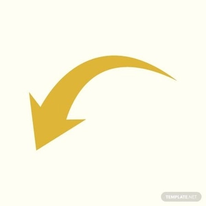Bent Arrow Vector