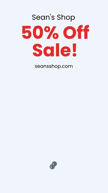 Free Small Business Sale Snapchat Geofilter Template to Edit Online