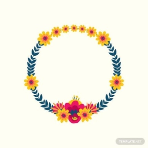 Floral Ornament Frame Vector