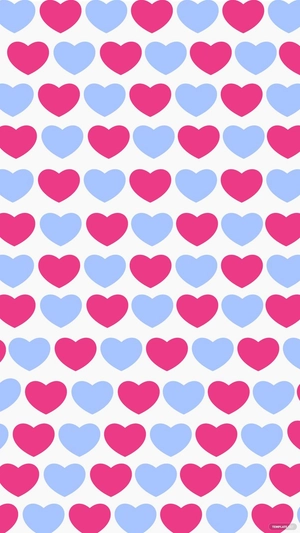 Blue Heart Background