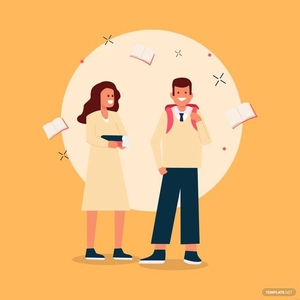 School Fashion Illustration