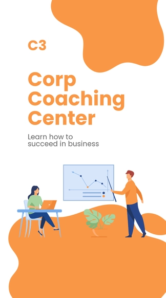 Free Business Coaching Whatsapp Post Template to Edit Online