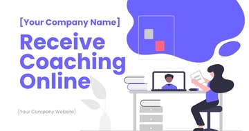 Free Online Coaching Facebook Post Template to Edit Online