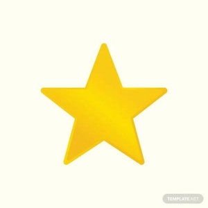 Gold Star Vector