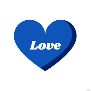 Blue Heart Clipart