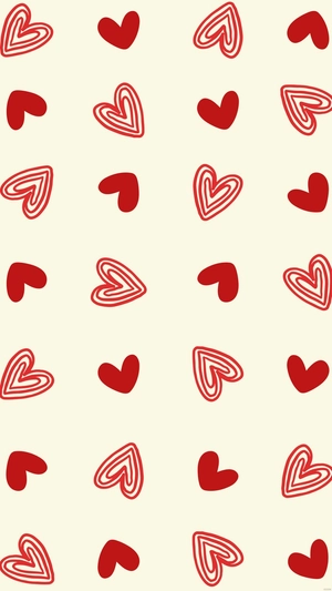 Red Heart Background
