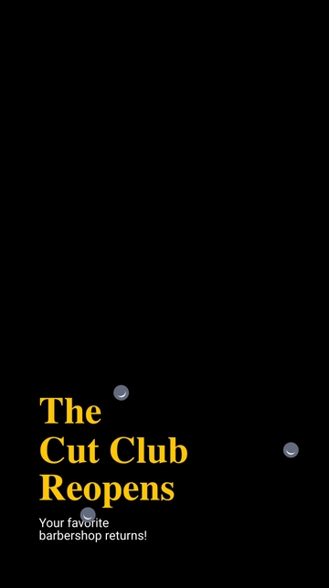Free Barbershop Reopening Snapchat Geofilter Template to Edit Online