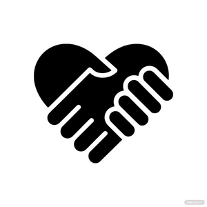 Heart Hands Silhouette