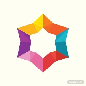 Abstract Star Shape Vector
