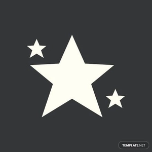 White Star Vector