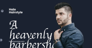Free Barber Shop Advertisement Facebook Post Template to Edit Online
