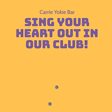 Free Karaoke Advertising Instagram Post Template to Edit Online