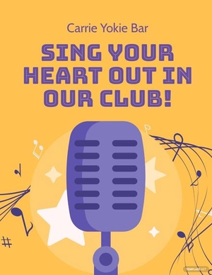 Karaoke Advertising Flyer Template