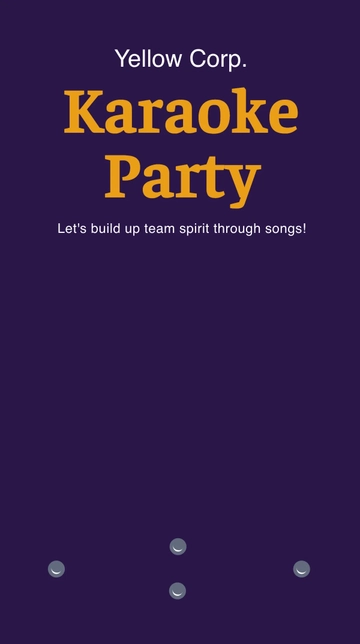 Free Karaoke Party Snapchat Geofilter Template to Edit Online