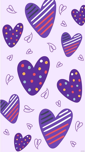 Purple Heart Desktop Background