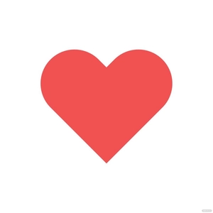 Red Transparent Heart Clipart