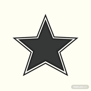 Black Star Vector