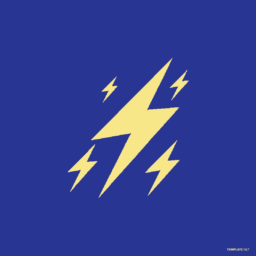 Animated Lightning Sticker