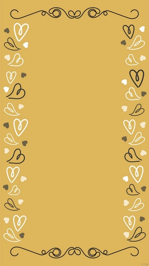 Black And White Wedding Heart Background