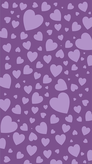 Iphone Purple Heart Background