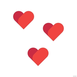 Little Red Hearts Clipart