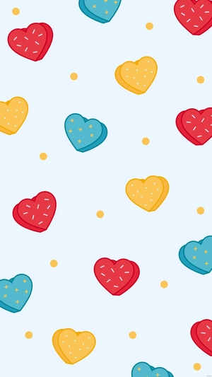 Candy Heart Background