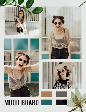Inspirational Moodboard Photo Collage Template